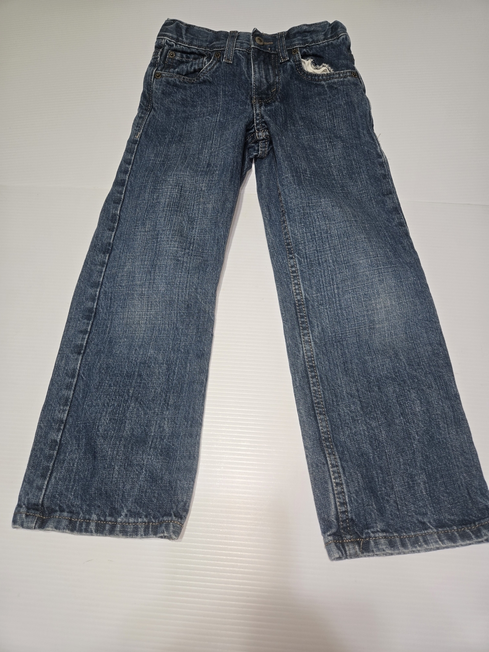 Classic Toddler Dark Blue Straight-Leg Jeans